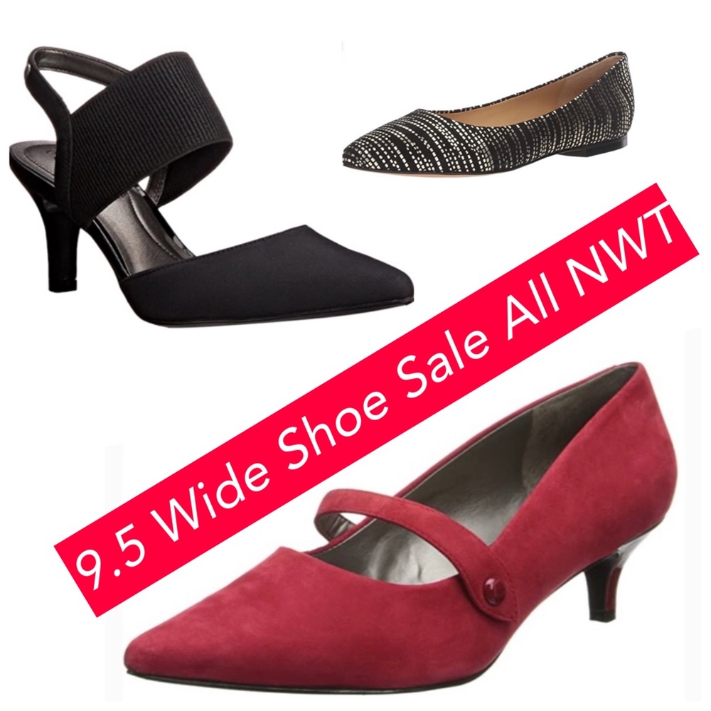 Hard To Find 9.5 Wide Size! All NWT!